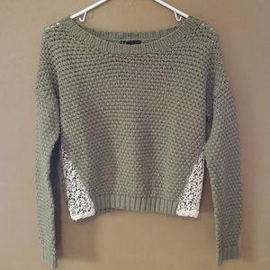 Forest Green T/O Sweater